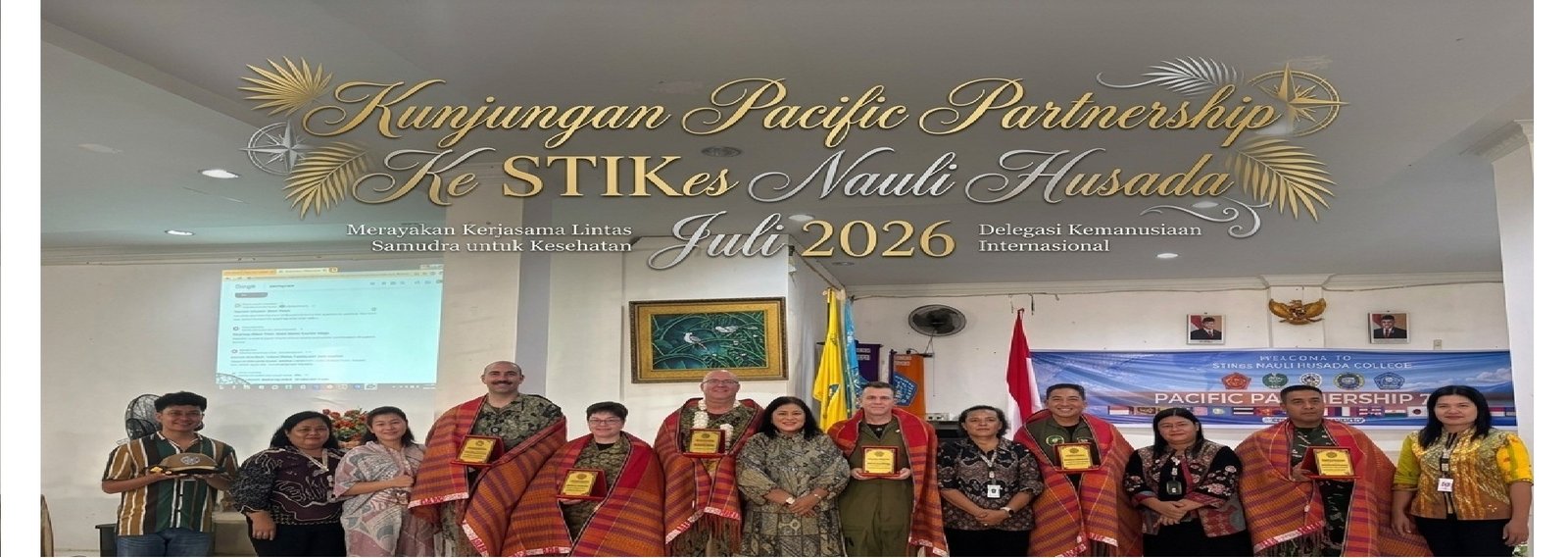 Kunjungan Pacific Partnership ke STIKES Nauli Husada, Juli 2026